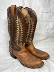 Tony Lama Vintage Western Cowboy Boots Mens 10 D 6531 Brown