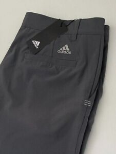 NWT Adidas Ultimate 365 Stretch Golf Shorts 36 Solid Dark Gray Easy Care