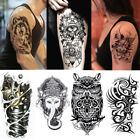 Temporary Large Fake Tattoos Stickers Full Arm Sleeve Body Art Tribal Men Women&