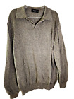 Toscano Made in Italy Mens Henley Sweater Sz L