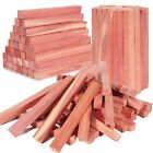 50PCS Cedar Sticks, 100% Aromatic Red Cedar Blocks for Closet Storage, Wardrobe