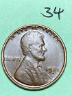 1925-D LINCOLN WHEAT CENT, VERY HIGH QUALITY CONDITION XF+, #34