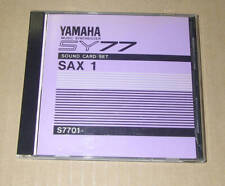 YAMAHA SY77 SOUND CARD SET SAX 1 S7701 D7701-01 W7701 Synthesizer Boxed Japan