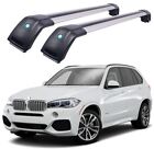 2P for BMW X5 F15 2014-2023 Roof Rack Rail Cross Bars - Silver