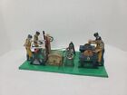 1940s Tin Litho Crank Toy Shop Workers Made In Germany US Zone Read Description