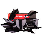 Polisport Complete Plastic Kit Set Black For HONDA CRF250R CRF450R