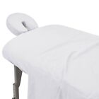 White Massage Table Sheet 3 Pieces Sets Poly Cotton Soft Resistant to Wrinkling
