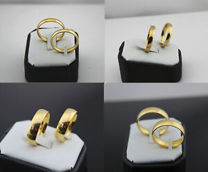 50pcs Stainless Steel Jewelry Wholesale Lots Gold Plated Mixed Size Unisex Rings