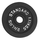 2.5 - 45LB Standart Classic Cast Iron Weight Plates for Strength Training