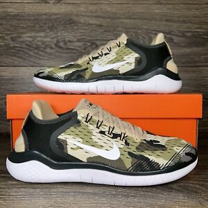 Nike Men's Free Run 2018 GPX Camo Athletic Running Shoes Sneakers Trainers New