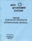 Wrecking Yard Interchange Guide for 1950-1965 DeSoto - Chrysler - Imperial (For: 1956 DeSoto)