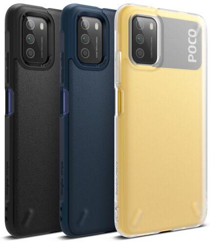 For Xiaomi POCO M3 Case | Ringke [Onyx] Rugged Anti-Fingerprint TPU Bumper Cover