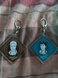 Attack on Titan Reiner and Bertholdt Matching Keychains