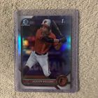 2022 BOWMAN DRAFT JACKSON HOLLIDAY REFRACTOR 1ST BALTIMORE ORIOLES BY2