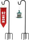 New ListingBird Feeder Pole for Outdoor Wind Chime Stand Garden Hook 92 Inch Tall Shepherds