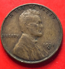 New Listing1931 D Lincoln Wheat Cent Penny From an Old Bank Roll