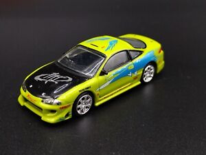 FAST AND FURIOUS GREEN 1995 MITSUBISHI ECLIPSE DIE-CAST CAR BY RACING CHAMPIONS