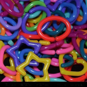 100- Small Shaped Links- Small BIRD TOY PARTS
