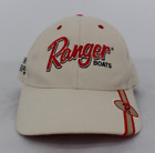 Ranger Boats Fishing Hat Cap One Size Adjustable Ivory White Red Logo Mens