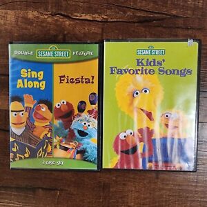 Lot Of Sesame Street Sing Along Fiesta DVD Plus Kids Favorite Songs