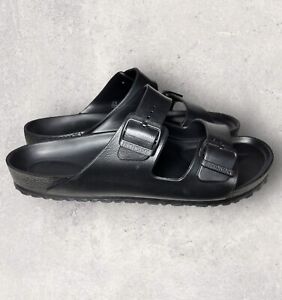 Birkenstock Arizona Eva Black Comfort Sandals Slides Mens Sz.46 / 13 R VGUC!