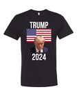 Fashion Trump Mugshot T Shirt Official Mug Shot!! TRUMP 2024 SHIPS FREE