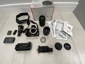 Canon EOS 350D 8.0MP DSLR Digital SLR Camera Kit Bundle Sold For Spares Repairs