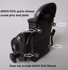 ANVIS NVG Quick Release Pin-Screws and Plate