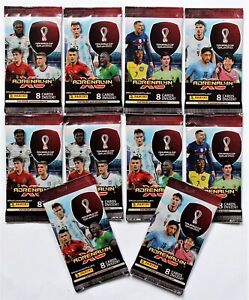 2022 Adrenalyn XL FIFA World Cup Qatar - Sealed pack x 10 = 80 Cards NEW