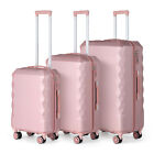 Modern Women 3-Piece Set Trolley Suitcases Hardside Travel Luggage Set 20/24/28