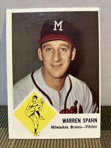 1963 Fleer #45 Warren Spahn Braves HOF