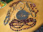 Lot Vintage Costume Jewelry Mostly Glass Beads Some Bakelite Necklaces…Bracelets