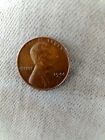 1944D Lincoln wheat penny D mint mark.One Cent Coin, Rim Error “L” In Liberty