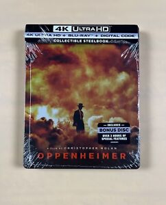 Oppenheimer - Collectible SteelBook 4K Ultra HD + Blu-ray + Digital NEW / SEALED