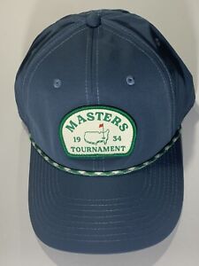 2024 Masters golf Hat Rope snapback vintage logo blue pga new