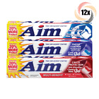12x Packs AIM Multi Benefit Variety Mint Gel Toothpaste | 5.5oz | Mix & Match!