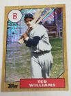 2017 Topps '87 Topps Silver Pack Chrome #87TW Ted Williams and Accross the years