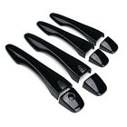For Nissan Altima 2013-2018 Glossy Black Door Handle Covers Trim with Smart Hole (For: 2013 Nissan)