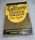 vintage Culture Crush Cut smoking tobacco EMPTY cardboard box, great graphics