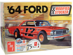 AMT 1964 Ford Galaxie Modified Stocker 1:25 Scale Plastic Model Car Kit 1383