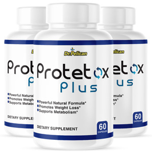 Protetox Plus- Keto & Weight Support-3 Bottles- 180 Capsules