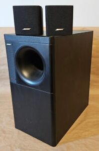 Bose Acoustimass 3 Series IV Speaker System W/ 2 Cube Speakers + Subwoofer NICE