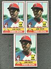 New Listing(3) JIM RICE 1976 Topps #340 Second Year Vintage Base Lot RED SOX