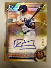 2022 Bowman Draft Kevin Parada 48/50 True Gold Refractor 1st Auto Top Prospect!