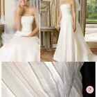 **Gorgeous New Watters Brides Silk Shantung Bias Pinfold Wedding Gown!