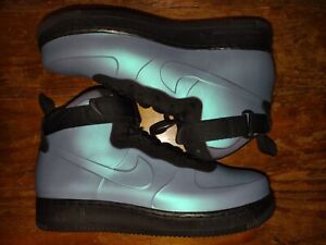 Nike Air Force 1 Foamposites Size 11 Blue Sliver