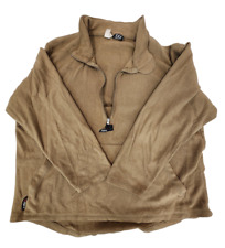 Used USMC Coyote Brown Polartec Half Zip Fleece Pullover *mocinc.1982*