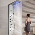 Stainless steel Rain Waterfall Shower Panel Tower system Massage Shower Faucet