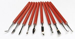 Wax Carving Tools Set of Carvers 10pc Jewelry Wax Carvers Metal Clay Sculpting