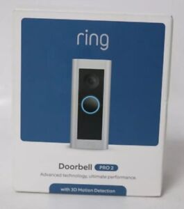 New ListingRing Doorbell Pro 2 Wired - 3D Motion Activated Doorbell Camera - Brand New!
